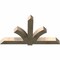 Ekena Millwork Redmond Rough Sawn Timber Gable Bracket, Douglas Fir, 72"W x 42"H x 6"D x 6"F, 14/12 Pitch GBW072X42X0606RED00RDF - alternate 4